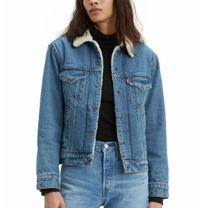 Levi's Sherpa Denim Jacket NEW Size Small